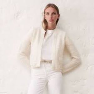 Sandro Tweed Grandma Cardigan in size 1 (US small)